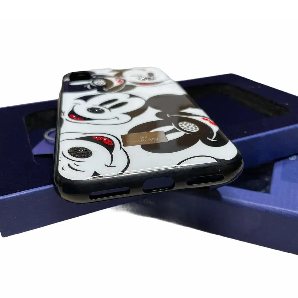 Swarovski Crystal Iphone X / XS Mickey Mouse Face Phone Case New